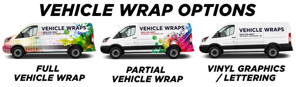 South Saint Paul Vehicle Wraps vehicle wrap options